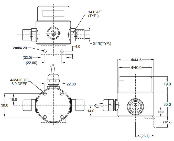 Liquid Differential Pressure Sensors Transmitters 420mA 2 Wire