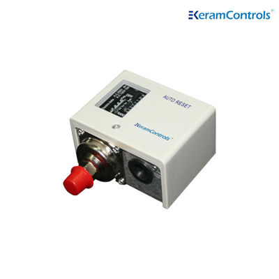 IP54 Stainless Steel Adjustable Pressure Switches White Differential Pressure Flow Switch
