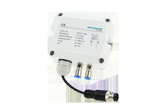 KDP210AC RS485 LCD Display Hvac Differential Pressure Transmitter For Clean Room