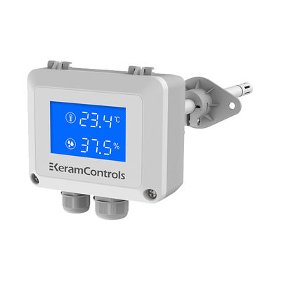 4-20mA IP65 Pressure Temperature Humidity Sensor Air Duct Mounted