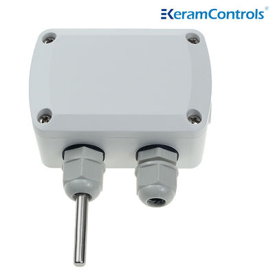PT100 ABS And PC Plastic Temperature Sensor For HVAC System
