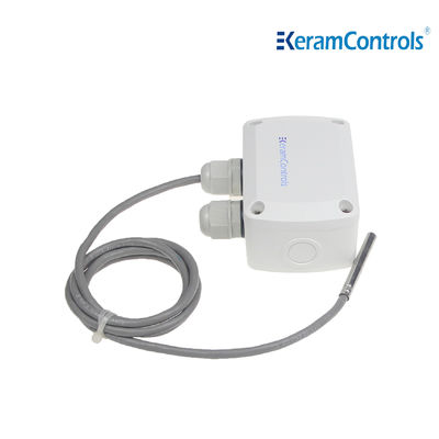 Dustproof IP65 Room Temperature Sensor Monitor 2 Wire Connection