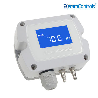 -100~100pa LCD Display Differential Pressure Transmitter For HVAC