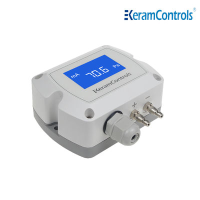 -100~100pa LCD Display Differential Pressure Transmitter For HVAC