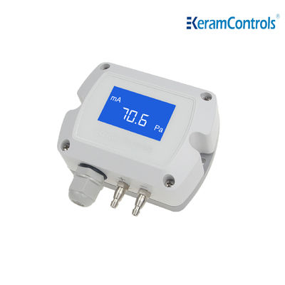 -100~100pa LCD Display Differential Pressure Transmitter For HVAC