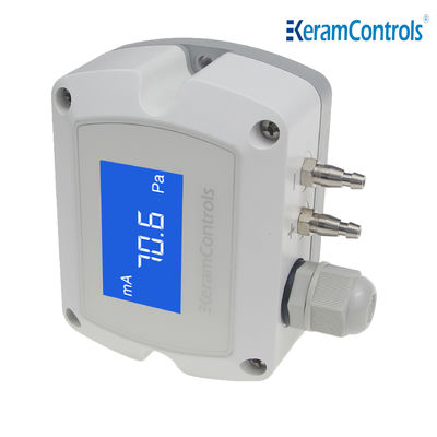 Commercial Buildings Micro Differential Pressure Sensor 4-20mA 3 Wire