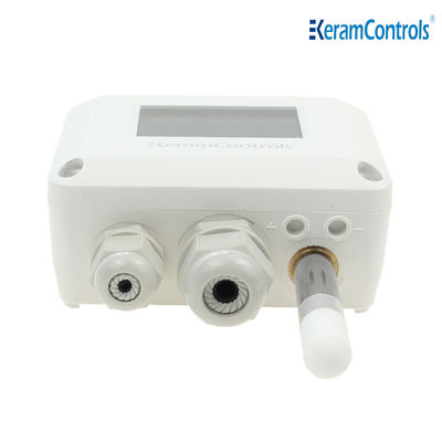 Air Duct Mounted Sensor Transmitters Temp Humidity RS485 IP65