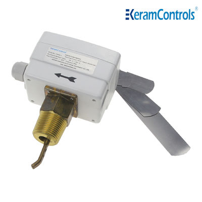 OEM IP65 Brass Liquid Flow Switches 24V 15A For Heating Air Conditioning