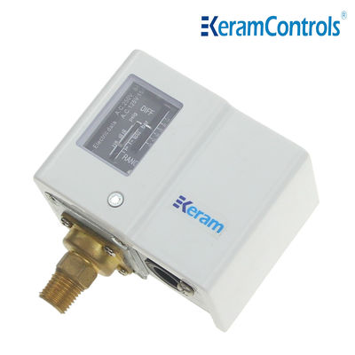 Keram Controls Adjustabe Pressure Switches Sensor For Pressure Monitoring Media Air or Liquid Max Voltage  250V
