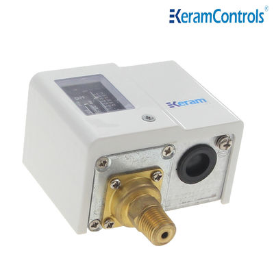 Keram Controls Adjustabe Pressure Switches Sensor For Pressure Monitoring Media Air or Liquid Max Voltage  250V