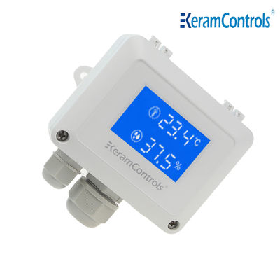 0-100%RH Temperature Humidity Transmitter HVAC System Digital Temperature Sensor