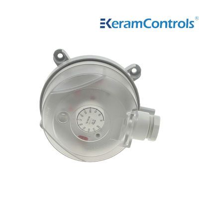 Air filter differential pressure sensor air pressure controls