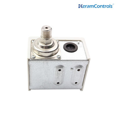 IP54 Stainless Steel Adjustable Pressure Switches White Differential Pressure Flow Switch
