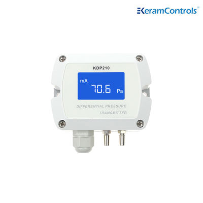 0-±500pa White Differential Pressure Sensor For HVAC Pressure Control