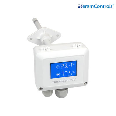 4-20mA IP65 Pressure Temperature Humidity Sensor Air Duct Mounted