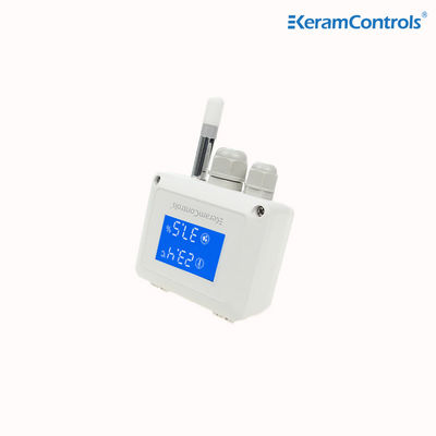 LCD Display Duct Temperature And Humidity Transmitter 4-20mA