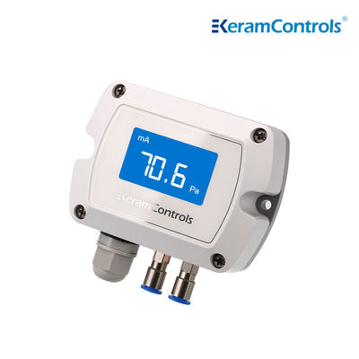 KDP210Q RS485 LCD Display Differential Pressure Transmitter For Clean Room
