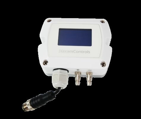 KDP210AC RS485 LCD Display Hvac Differential Pressure Transmitter For Clean Room