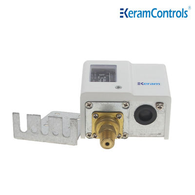 Keram Controls Adjustabe Pressure Switches Sensor For Pressure Monitoring Media Air or Liquid Max Voltage  250V