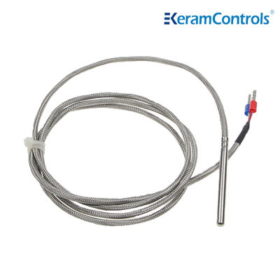 PT100 PT1000 Waterproof Temperature Sensor 3 Wire 30mm
