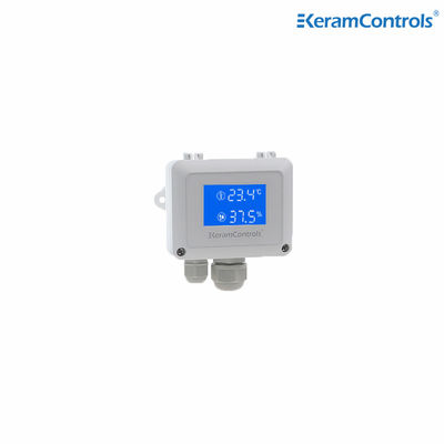 DIP Switch Room Temperature Humidity Sensor With Backlight LCD Display